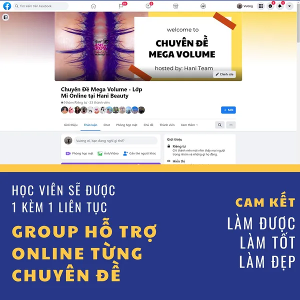 KHOÁ HỌC NỐI MI MEGA VOLUME ONLINE (KHÔNG DỤNG CỤ)