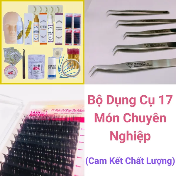 BỘ DỤNG CỤ NỐI MI VOLUME (FAN TAY) TẶNG KHOÁ HỌC NỐI MI VOLUME (FAN TAY) ONLINE 