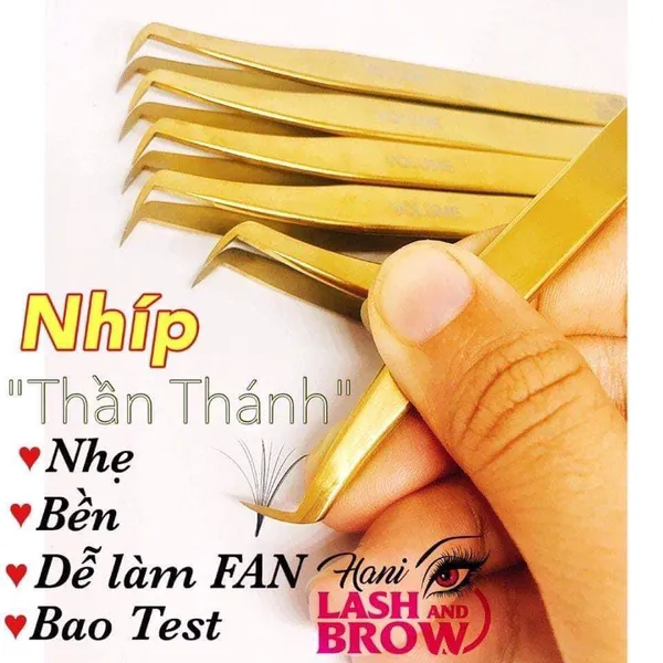 NHÍP NỐI MI VOLUME VÀNG THẦN THÁNH