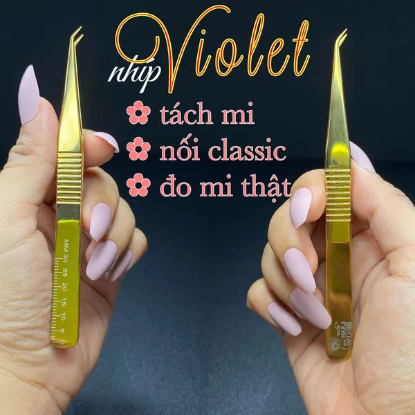 NHÍP NỐI MI ĐA NĂNG VIOLET (THƯỚC ĐO)