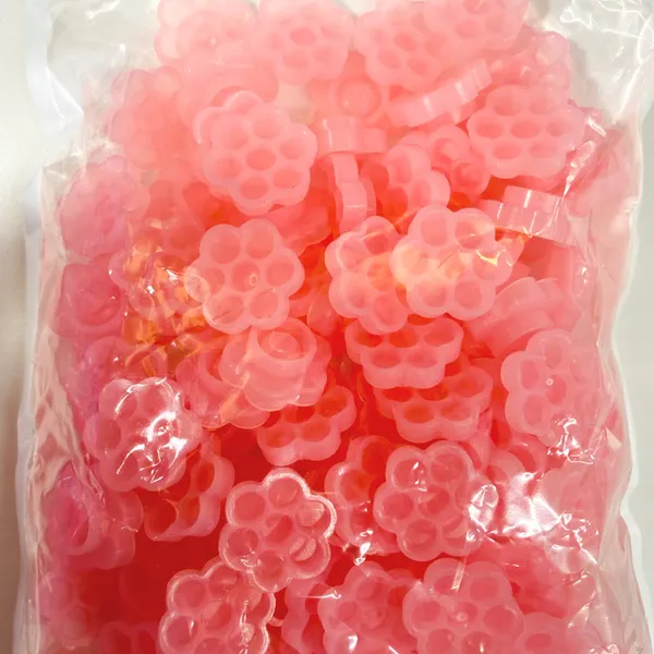 NÚT ĐỰNG KEO HOA MAI 6 CÁNH MẪU MỚI