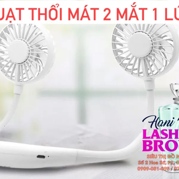 QUẠT 2 NHÁNH ĐEO VAI