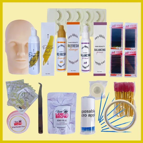 BỘ DỤNG CỤ NỐI MI VOLUME (FAN TAY) TẶNG KHOÁ HỌC NỐI MI VOLUME (FAN TAY) ONLINE 