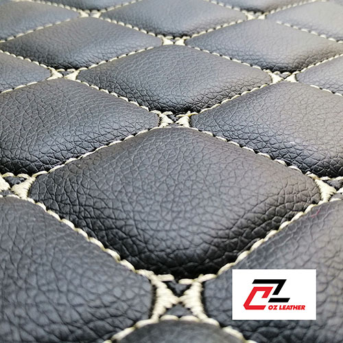 Chống cháy khá tốt từ mẫu vải lót sàn da PVC sần OZ Leather Chống cháy khá tốt từ mẫu vải lót sàn da PVC sần OZ Leather