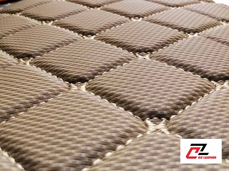 Vật liệu da PVC Cacbon chống thấm, chống trầy xước và vệ sinh dễ dàng Vật liệu da PVC Cacbon chống thấm, chống trầy xước và vệ sinh dễ dàng