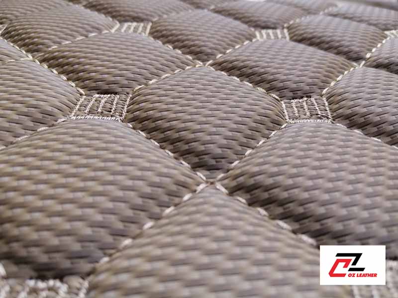 Vật liệu da PVC Cacbon chống thấm, chống trầy xước và vệ sinh dễ dàng Vật liệu da PVC Cacbon chống thấm, chống trầy xước và vệ sinh dễ dàng