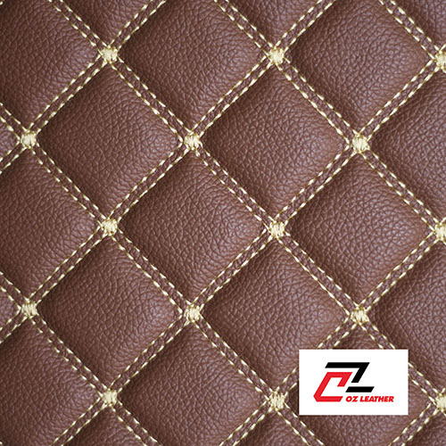 Chống cháy khá tốt từ mẫu vải lót sàn da PVC sần OZ Leather Chống cháy khá tốt từ mẫu vải lót sàn da PVC sần OZ Leather