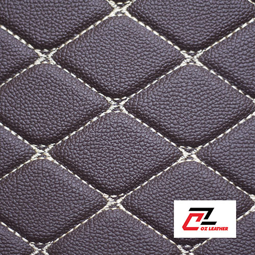 Họa tiết hình thoi sần nâu chỉ kem ấn tượng làm điểm nhấn Họa tiết hình thoi sần nâu chỉ kem ấn tượng làm điểm nhấn