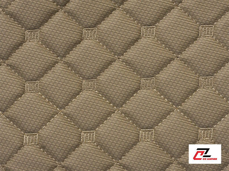 Thiết kế họa tiết hình vuông cacbon kem chỉ kem bắt mắt Thiết kế họa tiết hình vuông cacbon kem chỉ kem bắt mắt