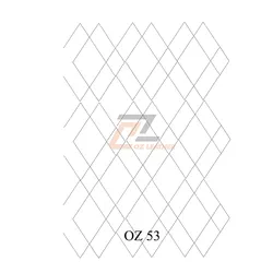 Họa Tiết Hình Thoi 2 Đường Chỉ - OZ 53