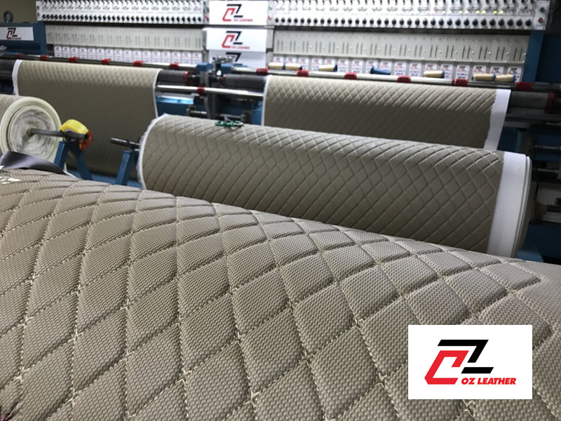 Cận cảnh những tấm vải da bọc ghế ô tô đẹp mắt và độc đáo tại OZ Leather. Cận cảnh những tấm vải da bọc ghế ô tô đẹp mắt và độc đáo tại OZ Leather.