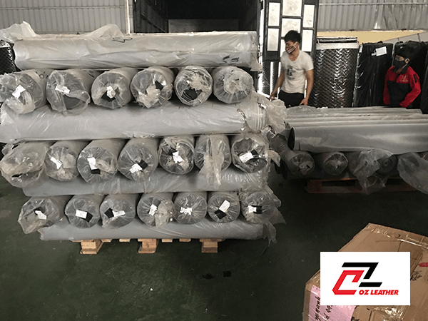 Một mẫu thảm rối cuộn mì tôm đang được nhiều khách hàng đặt mua tại OZ Leather.  Một mẫu thảm rối cuộn mì tôm đang được nhiều khách hàng đặt mua tại OZ Leather.