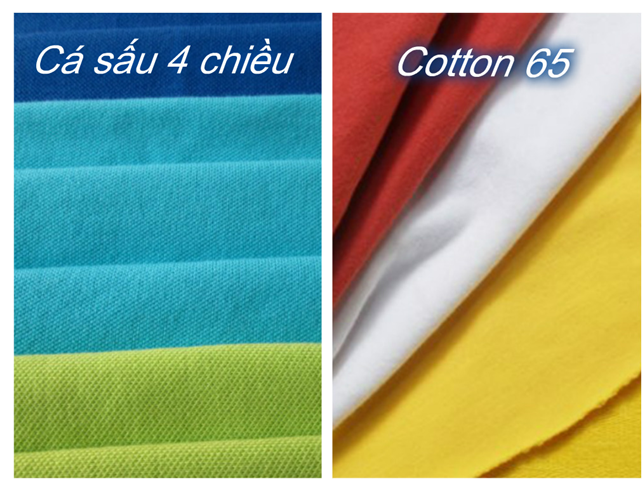 Vải trong thiết kế áo nhóm rất quan trọng