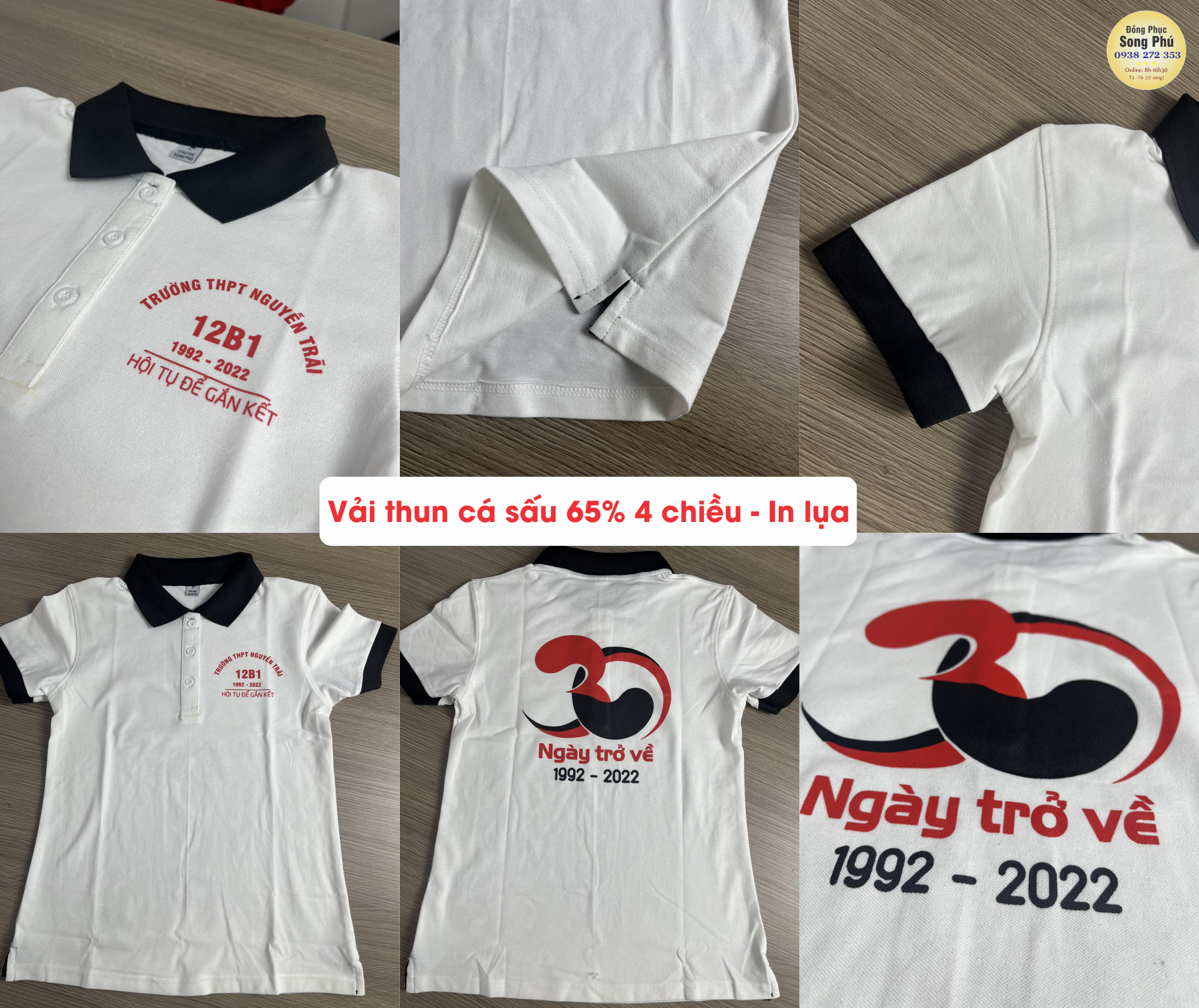 Mẫu áo thun đồng phục In lụa