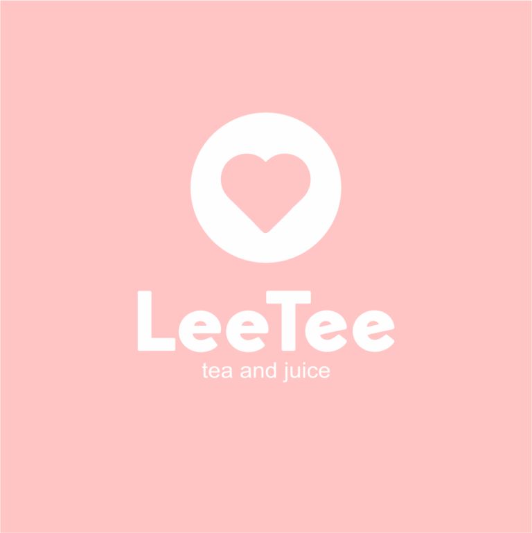 Mẫu logo trà sữa LeeTee - Hình 2