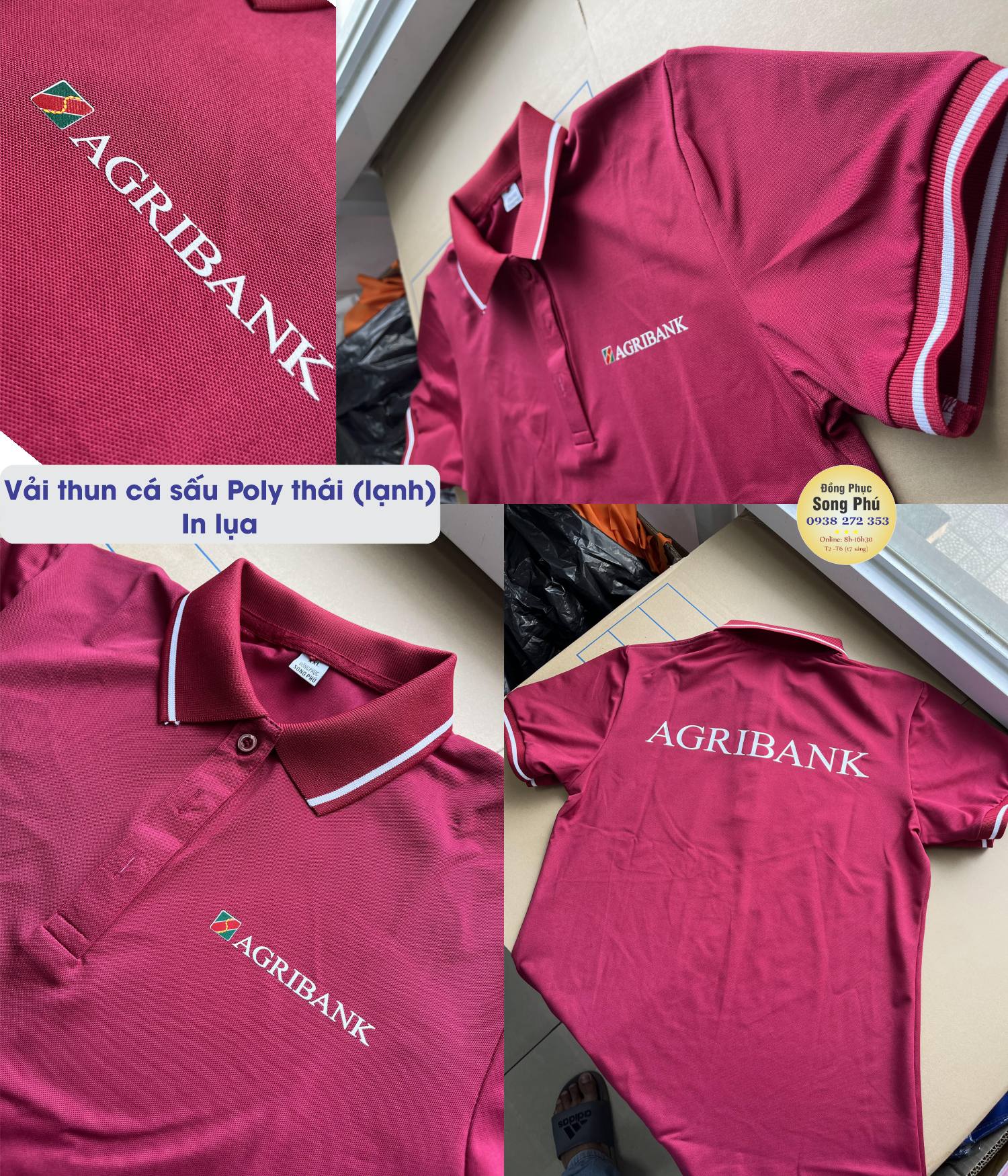 Áo thun đồng phục ngân hàng Agribank