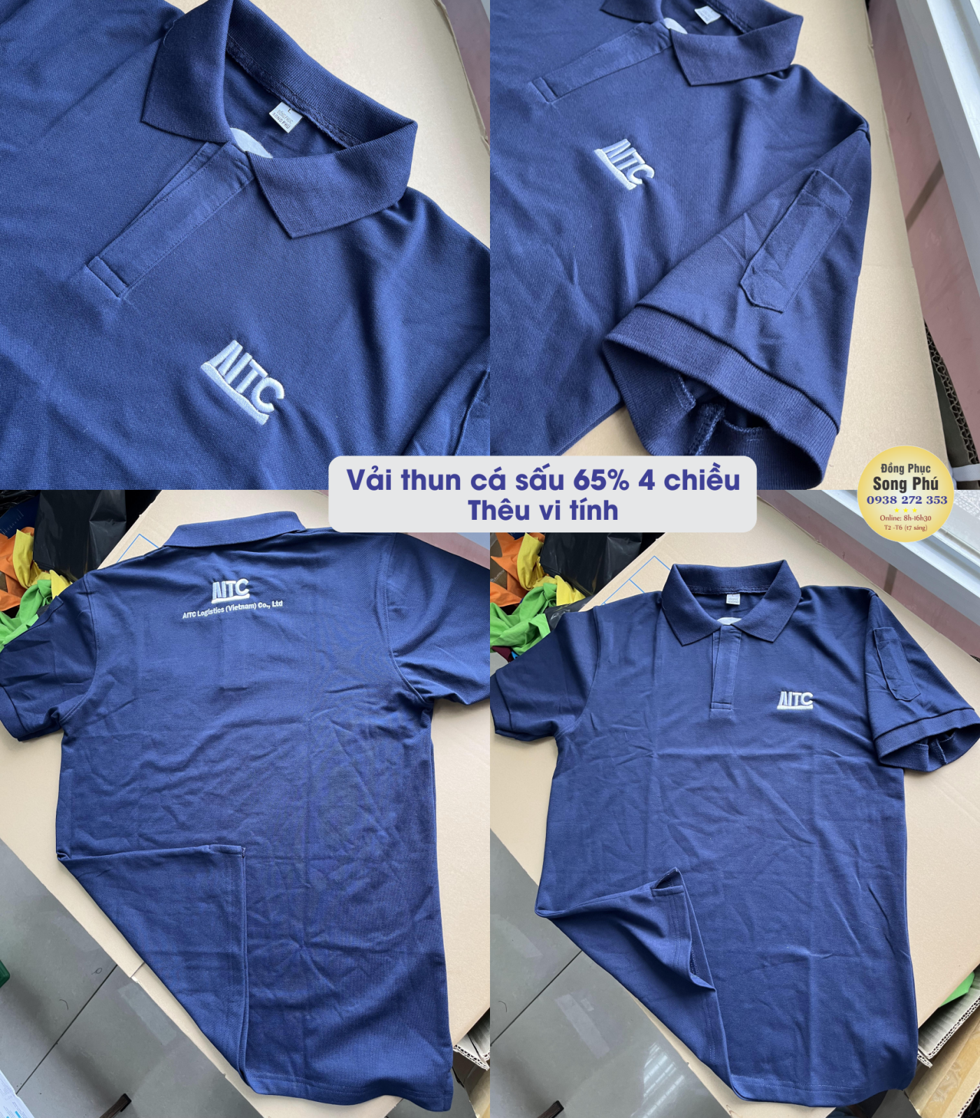Mẫu áo thun đồng phục công ty AITC
