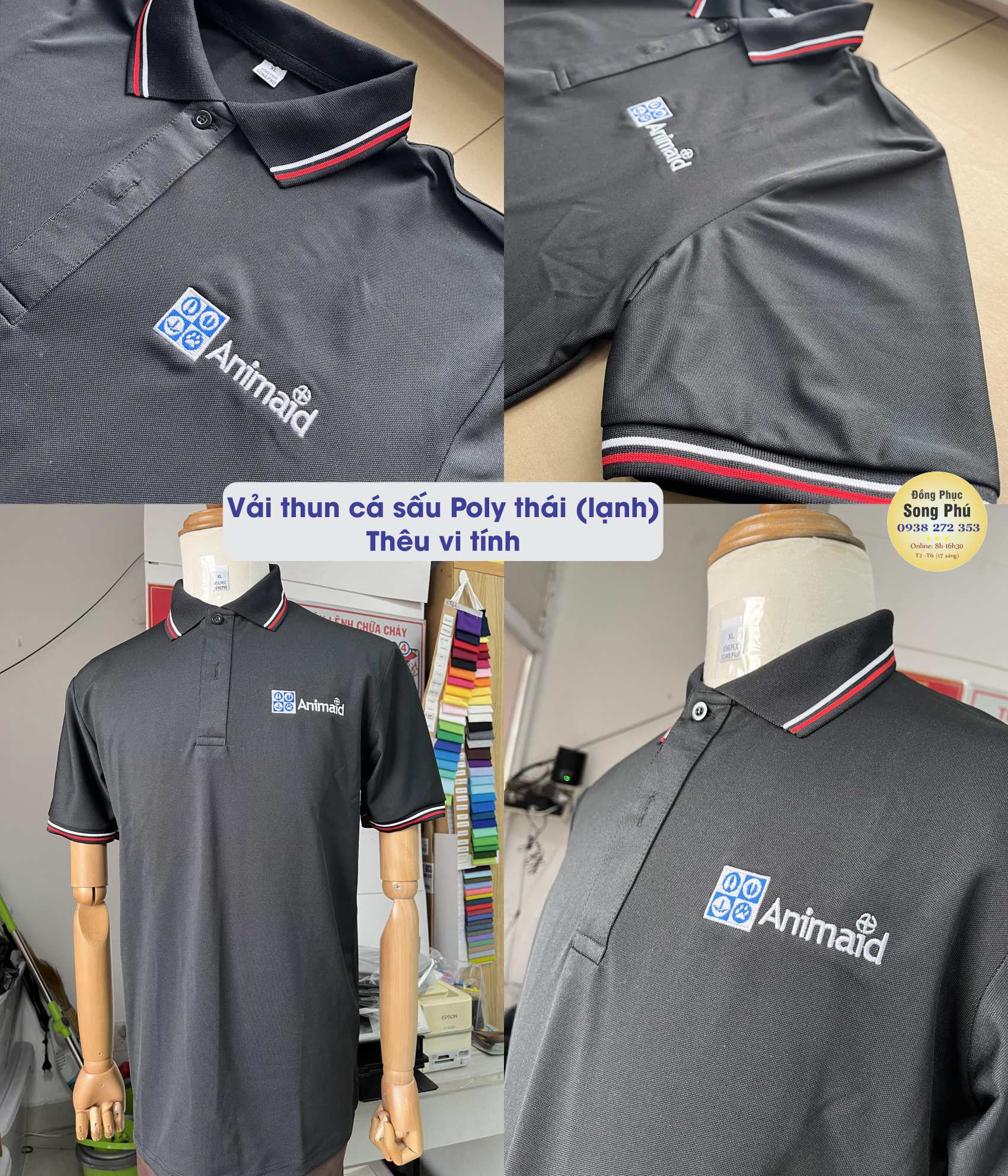 Mẫu áo thun công ty Animaid