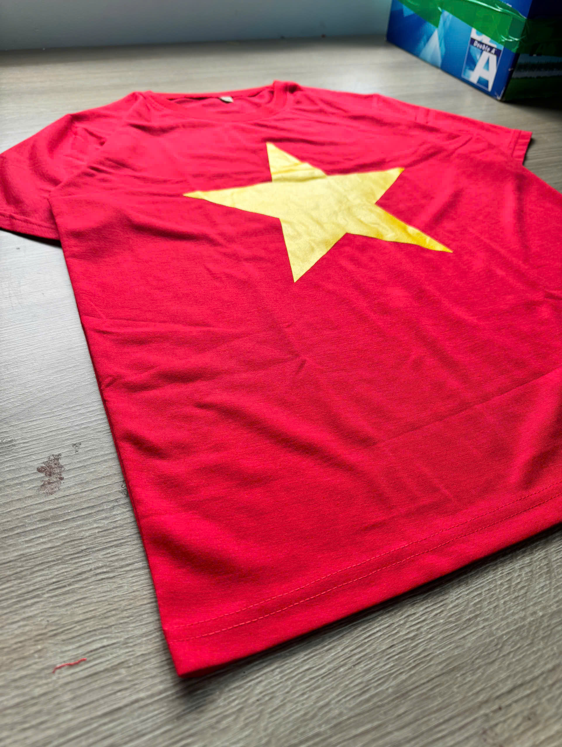 hình in áo thun cờ đỏ in bản đồ Việt Nam