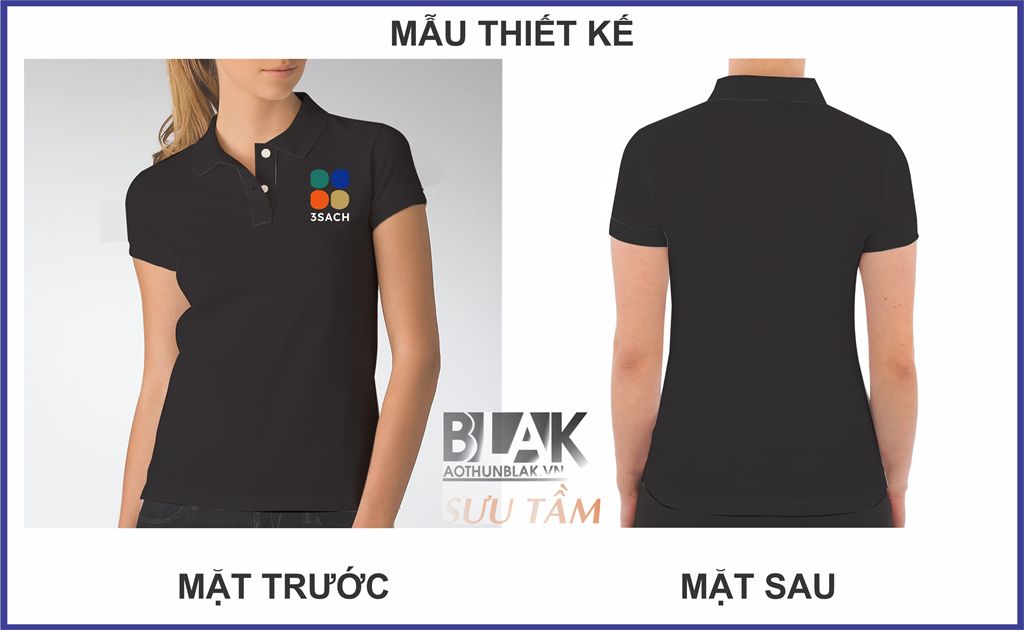 Mẫu thiết kế áo thun đồng phục 3Sach