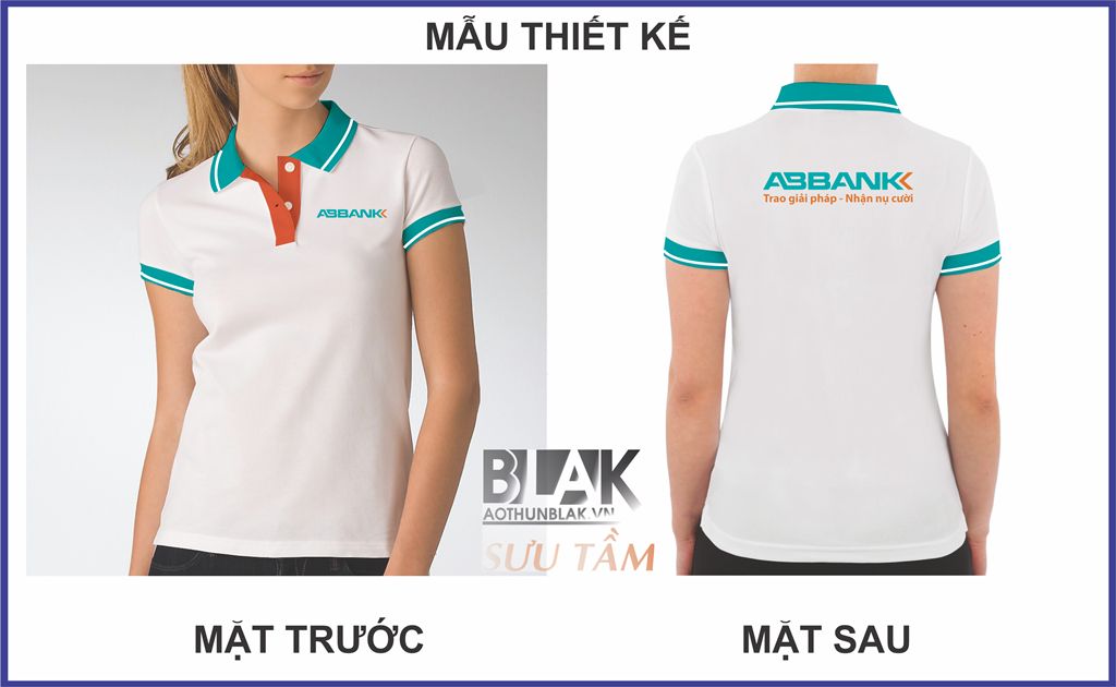 Mẫu thiết kế áo thun đồng phục ngân hàng An Bình