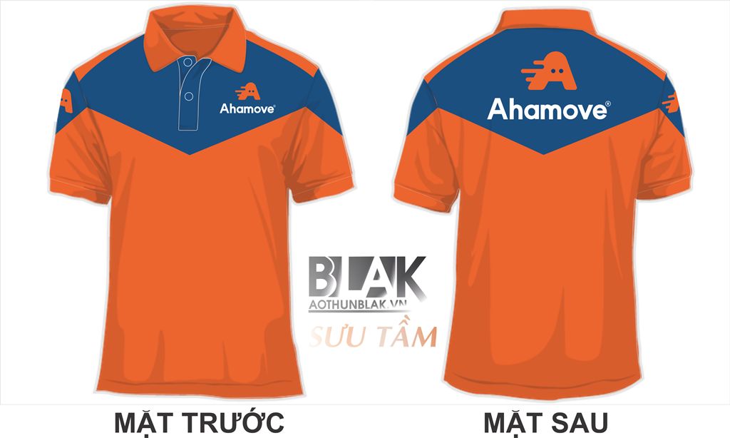 Mẫu thiết kế áo thun đồng phục Ahamove