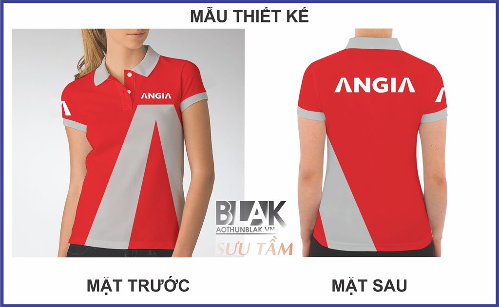 Mẫu thiết kế áo thun đồng phục công ty An Gia