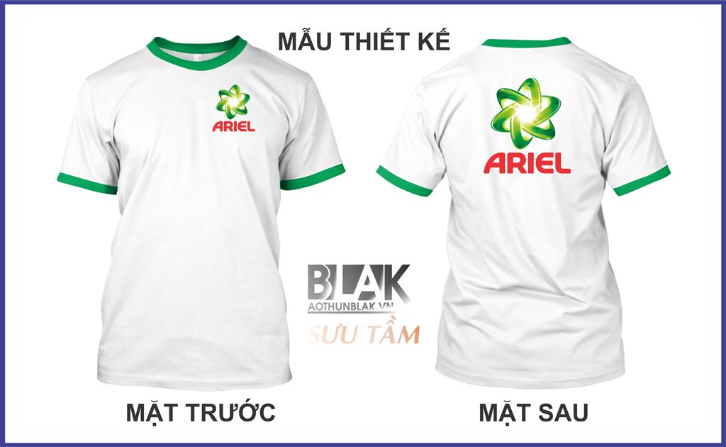 Mẫu thiết kế áo thun đồng phục Ariel Việt Nam