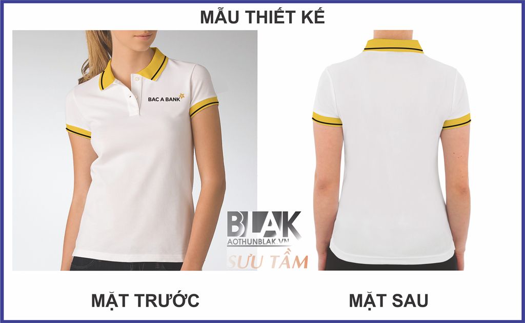 Mẫu thiết kế áo thun đồng phục ngân hàng Bắc Á