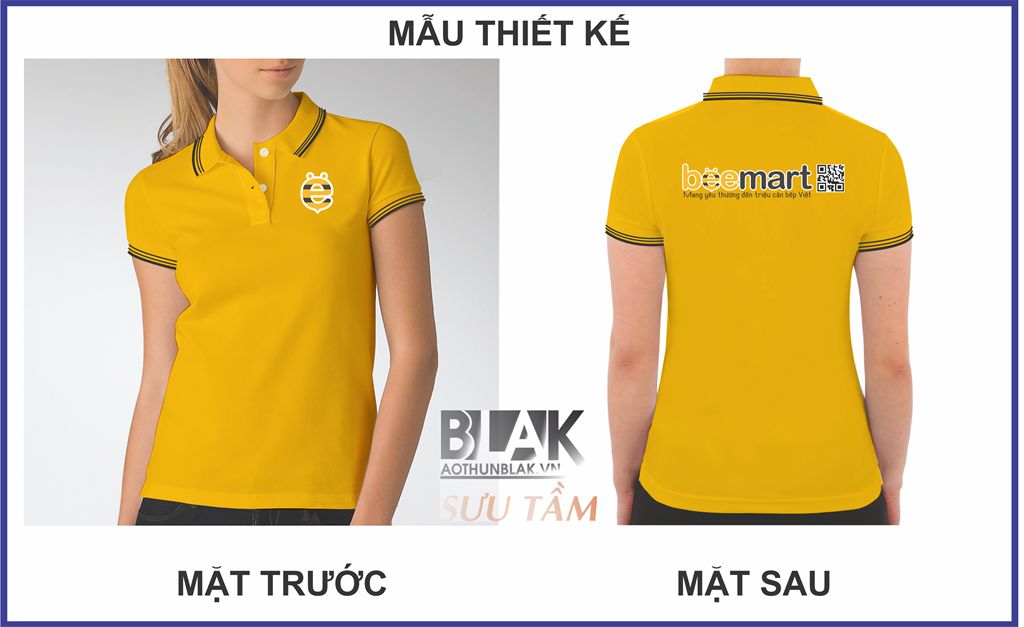 Mẫu thiết kế trang phục nhân viên tại Beemart