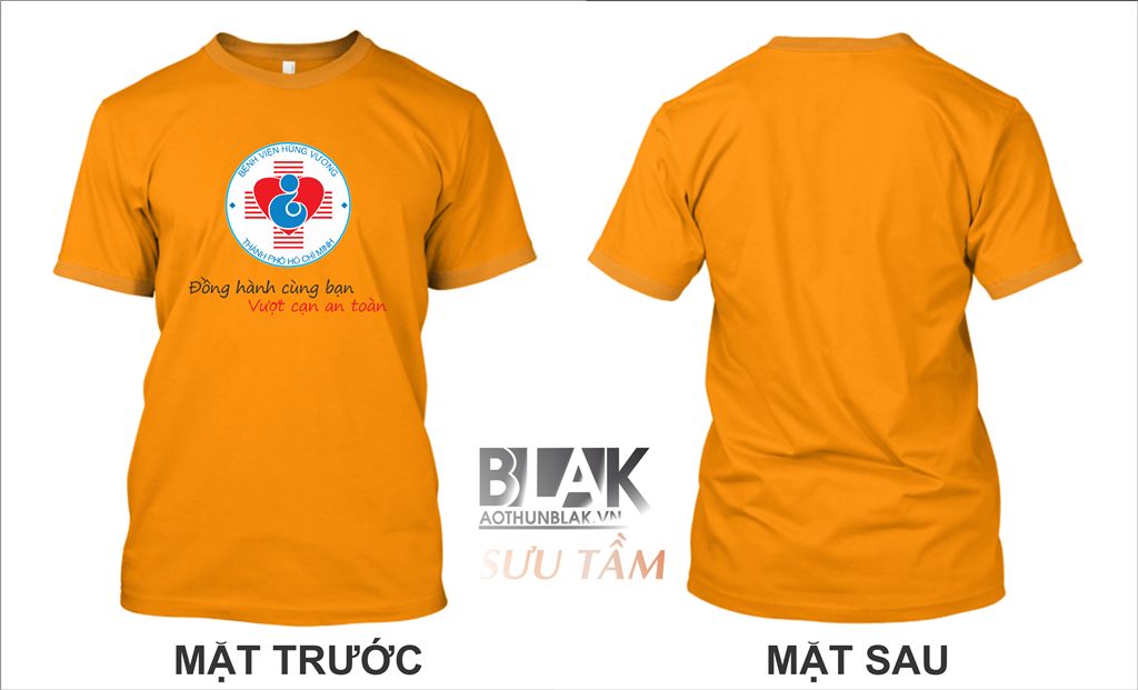 Mẫu thiết kế áo thun đồng phục Bệnh viện Hùng Vương