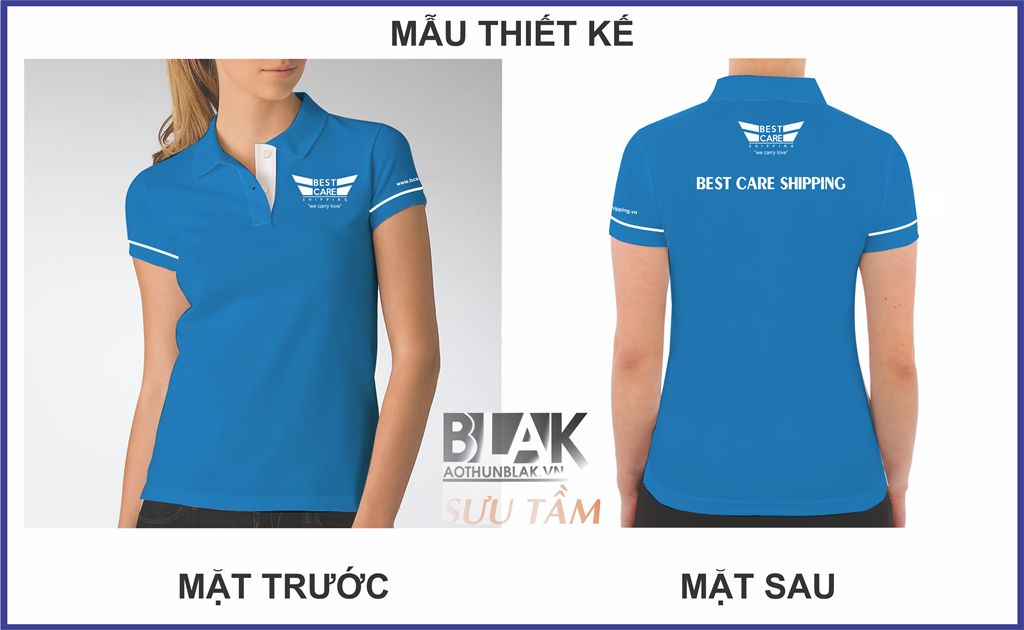 Mẫu thiết kế áo thun đồng phục công ty Best Care Shipping
