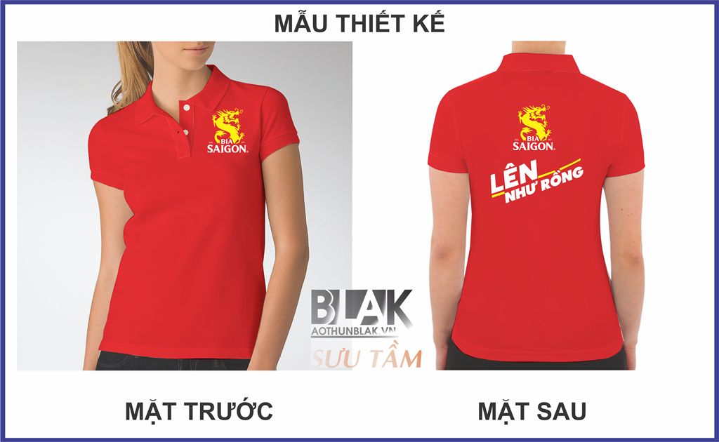 Mẫu thiết kế áo thun đồng phục Bia Sài Gòn