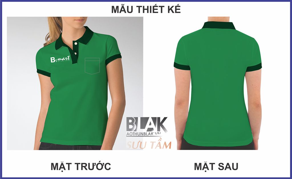 Mẫu thiết kế áo thun nhân viên cửa hàng B’s mart Vietnam