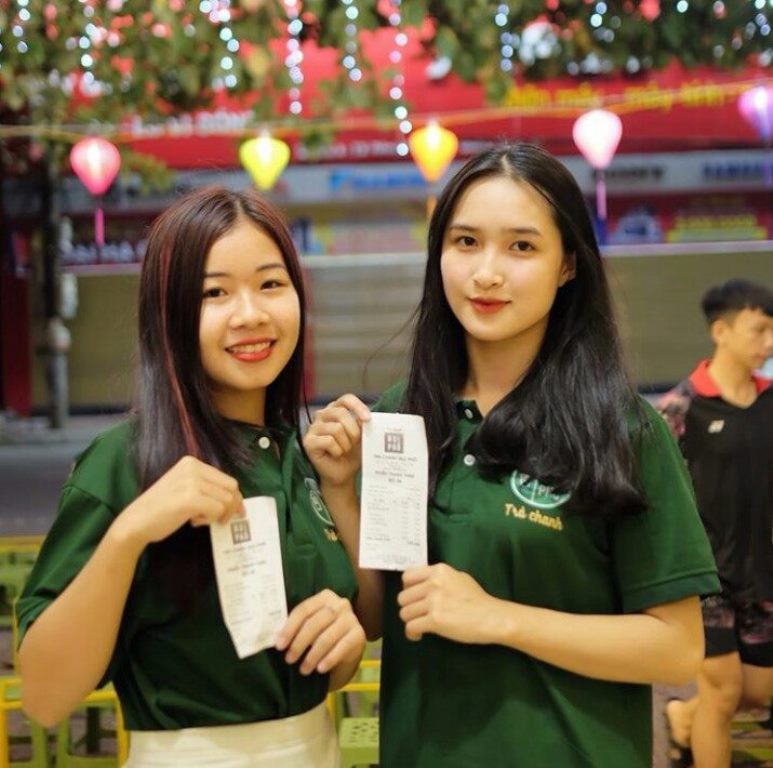 Đồng phục nhân viên tại Trà Chanh Bụi Phố - Hình 2