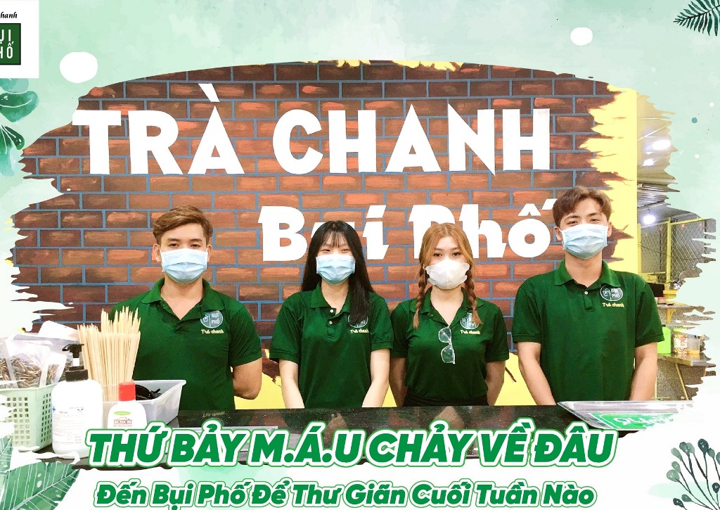 Đồng phục nhân viên tại Trà Chanh Bụi Phố - Hình 1