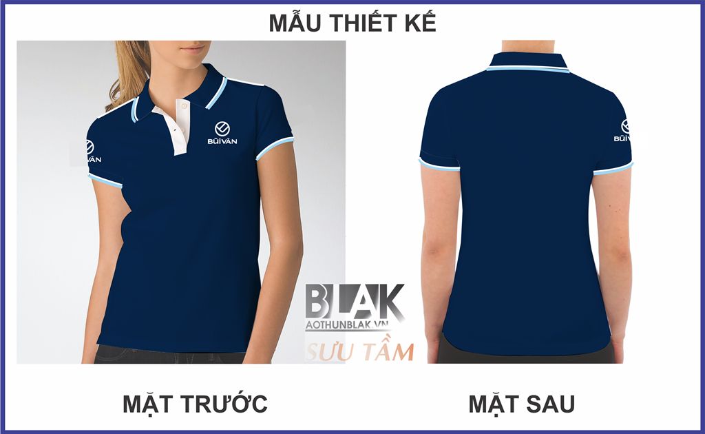 Mẫu thiết kế áo thun đồng phục công ty Cơ Khí Bùi Văn