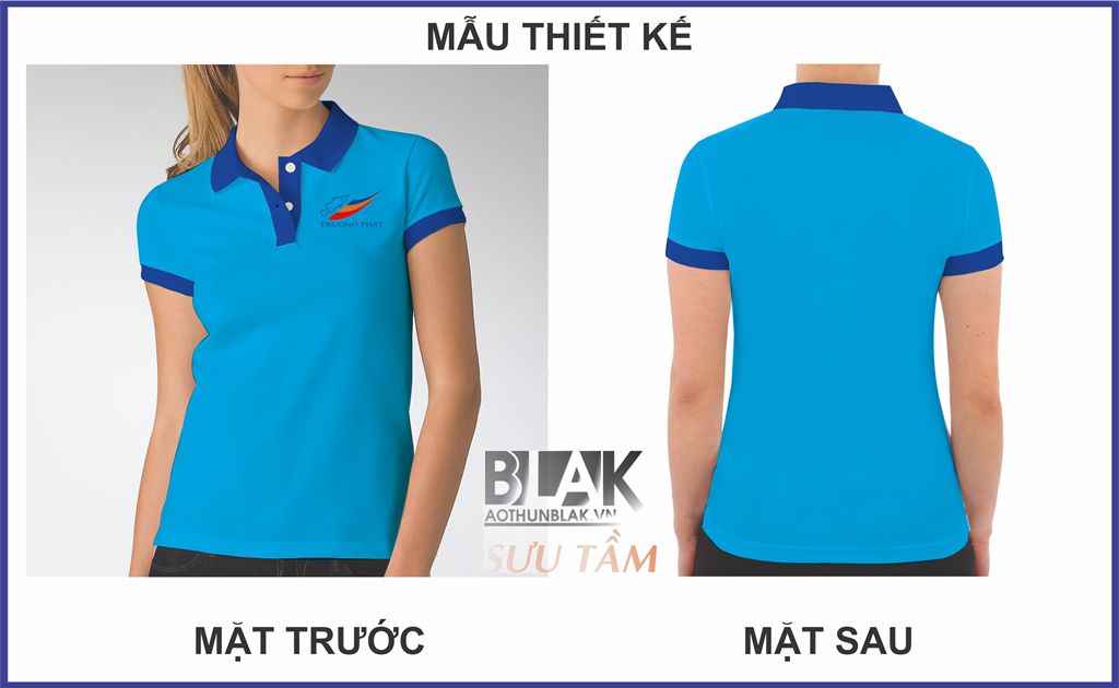 Mẫu thiết kế áo thun đồng phục cá giống Trường Phát