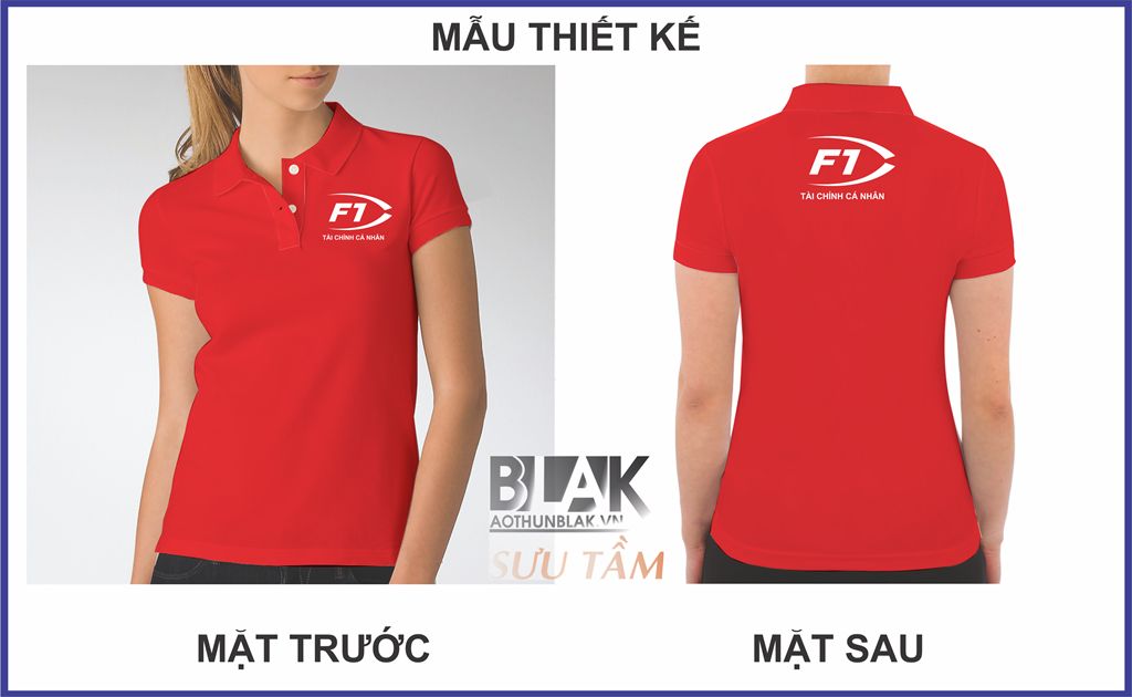 Mẫu thiết kế áo thun đồng phục Hệ Thống Cầm Đồ F1
