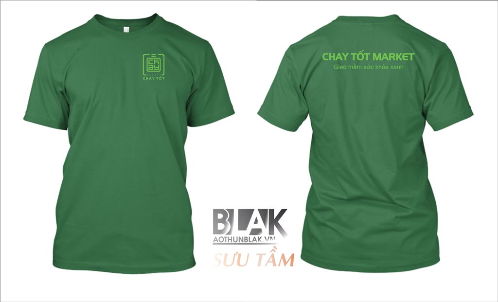 Mẫu thiết kế áo thun đồng phục Chay Tốt Market