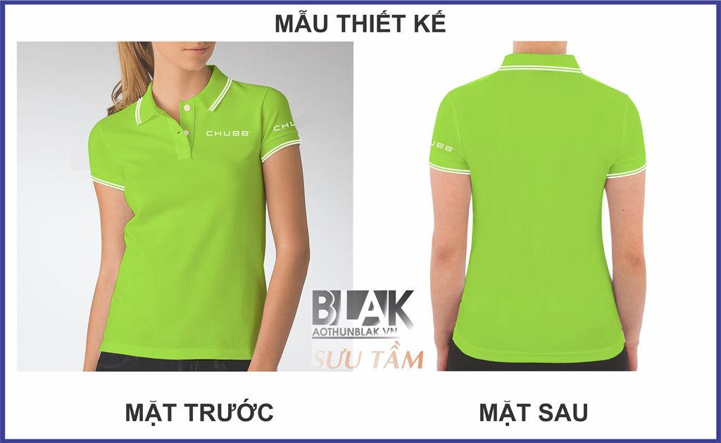 Mẫu thiết kế áo thun đồng phục công ty Bảo hiểm Chubb Việt Nam