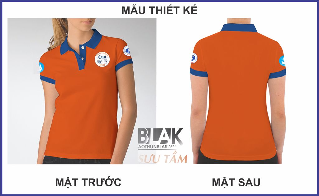 Mẫu thiết kế áo thun đồng phục CLB HUIT