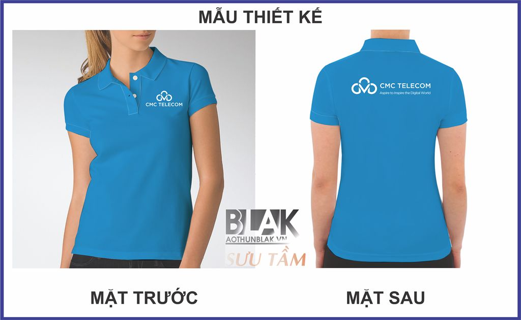 Mẫu áo thun đồng phục nhân viên công ty CMC Telecom - Hình 1