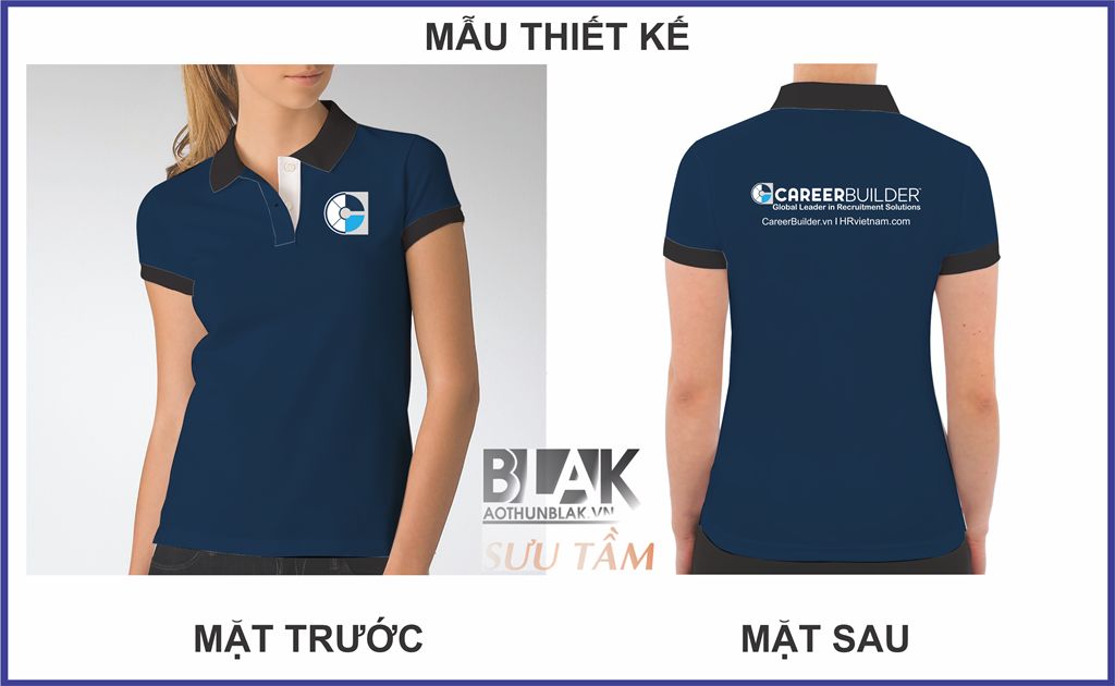 Mẫu thiết kế áo thun đồng phục công ty CareerBuilder Vietnam
