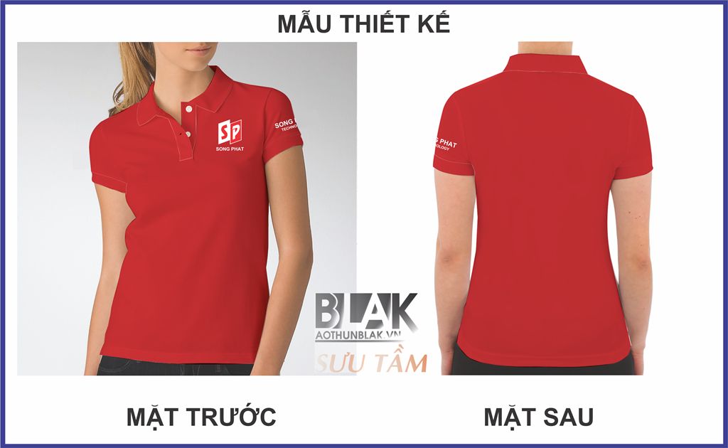 Mẫu thiết kế áo thun đồng phục công ty công nghệ Song Phát