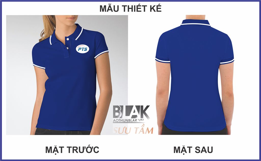 Mẫu thiết kế áo thun đồng phục công ty Công nghiệp PTS
