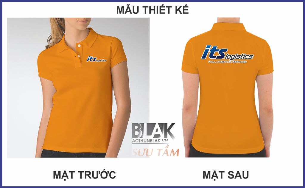 Mẫu thiết kế áo thun đồng phục công ty ITS Logistics Vietnam