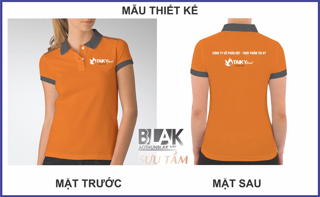 Mẫu thiết kế áo thun đồng phục công ty Bột – Thực Phẩm Tài Ký