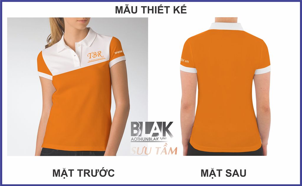 Mẫu thiết kế áo thun đồng phục công ty Công Nghệ TBR