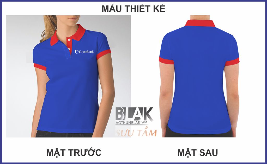 Mẫu thiết kế áo thun đồng phục Coop Bank